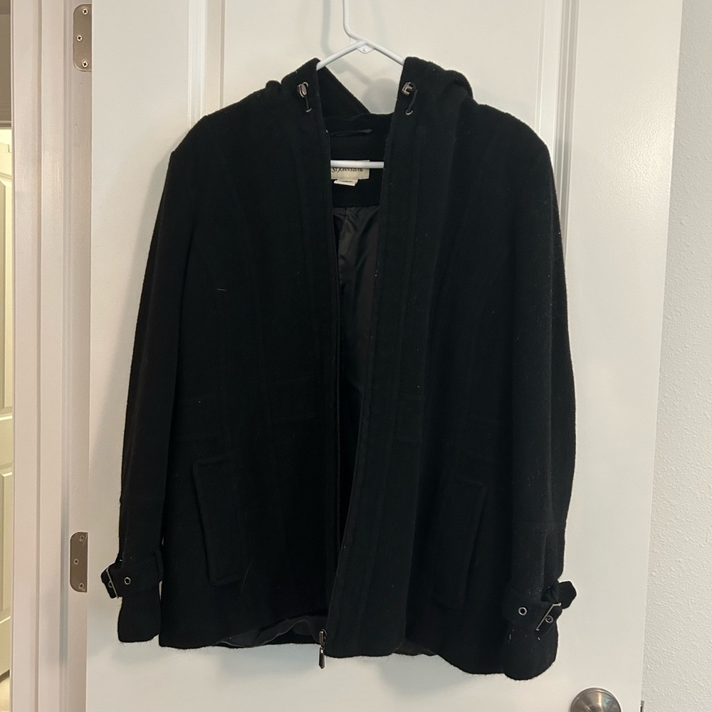 Black Hooded Jacket